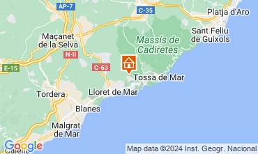 Map Lloret de Mar House 124714