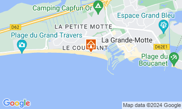 Map La Grande Motte Apartment 57110