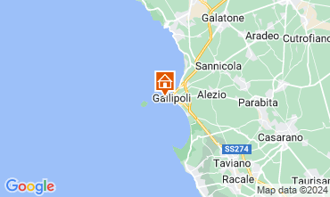 Map Gallipoli Apartment 127962