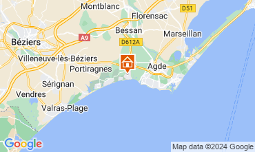 Map Vias Plage Mobile home 95245