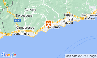 Map Sanremo Apartment 107965