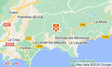 Map La Londe-les-Maures House 100590