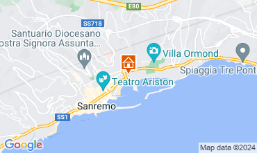 Map Sanremo Apartment 26342