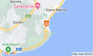 Map Diano Marina Apartment 121977