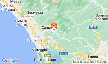 Map Camaiore Apartment 127173