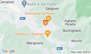 Map Camaiore Apartment 109017