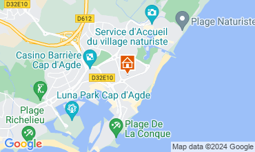 Map Cap d'Agde Apartment 112271