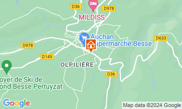 Map Besse - Super Besse Apartment 33472