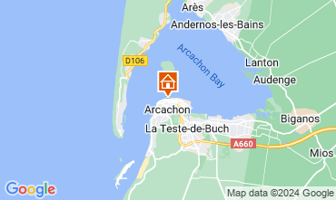 Map Arcachon Studio 46236