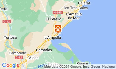 Map L'ampolla Villa 9907