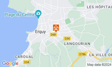 Map Erquy Apartment 125006