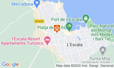 Map L'Escala Apartment 122802