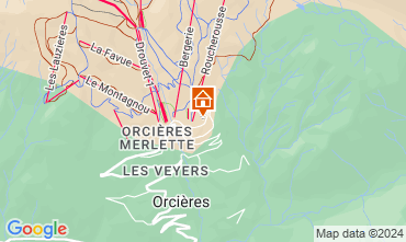 Map Orcires Merlette Apartment 121490