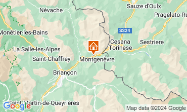 Map Montgenvre Chalet 56206