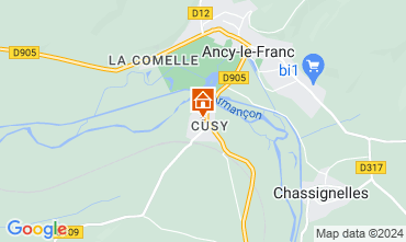 Map Ancy-le-Franc House 128781