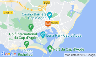 Map Cap d'Agde Apartment 112300