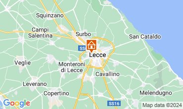 Map Lecce Apartment 124715