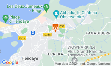 Map Hendaye Apartment 123621