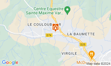 Map Sainte Maxime Villa 122500