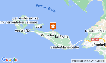 Map Saint Martin de R Apartment 128441