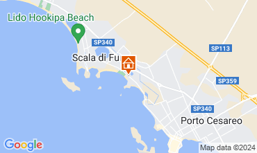 Map Porto Cesareo Apartment 97328