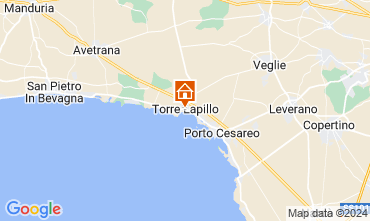 Map Porto Cesareo Apartment 125561