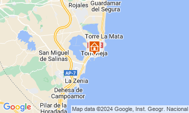 Map Torrevieja Apartment 128061