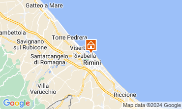 Map Rimini Apartment 128727