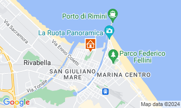 Map Rimini Apartment 128727