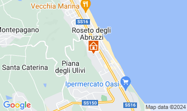 Map Roseto degli Abruzzi Apartment 98649