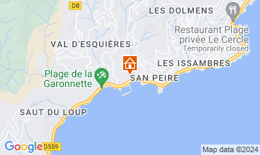 Map Les Issambres Apartment 121339