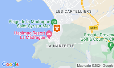 Map Saint Cyr sur Mer Studio 113865