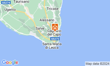 Map Santa Maria di Leuca Apartment 86843