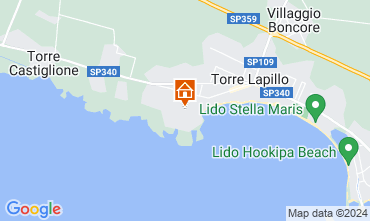 Map Torre Lapillo Apartment 108121