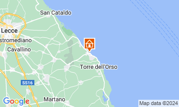 Map Torre dell'Orso Apartment 96353