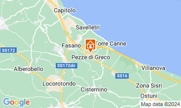 Map Fasano Villa 126715