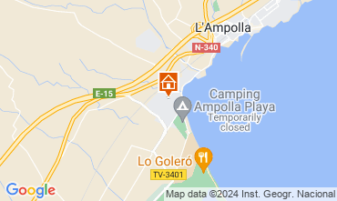 Map L'ampolla Villa 63018