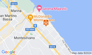 Map Montesilvano Apartment 126458