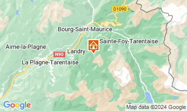 Map Les Arcs Studio 293