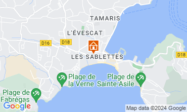 Map La Seyne sur Mer Self-catering property 117718