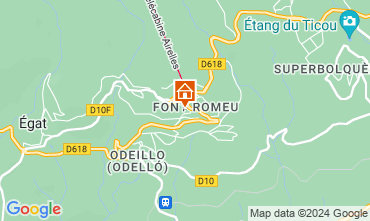 Map Font Romeu Apartment 69937