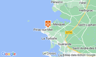 Map Piriac sur Mer Villa 128769