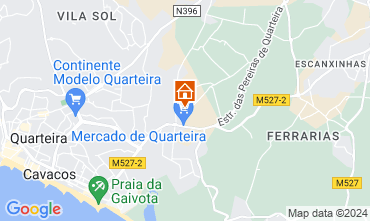 Map Quarteira Villa 128254