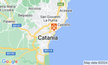 Map Catania Apartment 31264