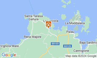 Map Santa Teresa di Gallura House 116416