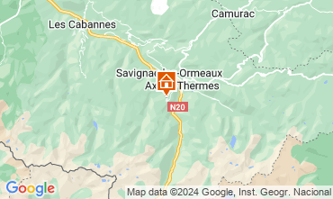 Map Ax Les Thermes Apartment 3908