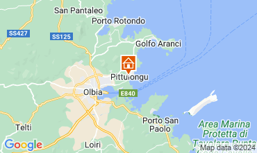 Map Olbia Apartment 100077