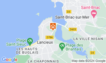 Map Dinard House 7524