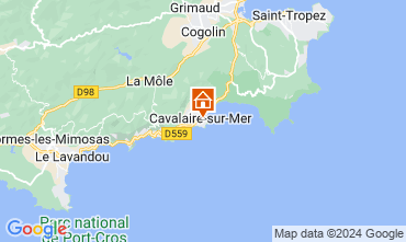 Map Cavalaire-sur-Mer Apartment 82294