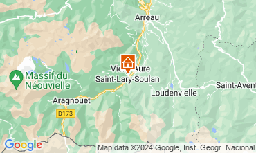 Map Saint Lary Soulan Studio 80914